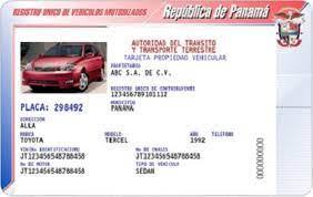 tarjeta vehicular